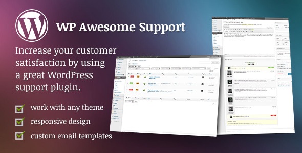 【WordPress 外掛程式】WP Awesome Support – Responsive Ticket System 響應票務系統 v2.0.1 – CodeCanyon