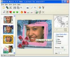 圖片專輯照片素描效果 Thinker Software Sketch Master v4.8
