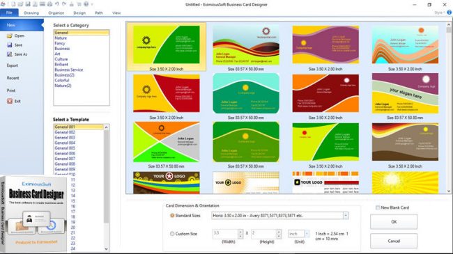 EximiousSoft Business Card Designer 