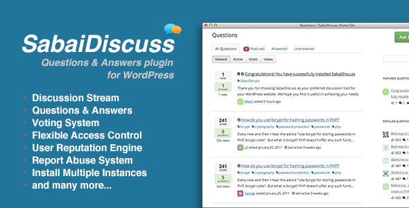 【WordPress外掛程式】SabaiDiscuss for WordPress v1.2.24