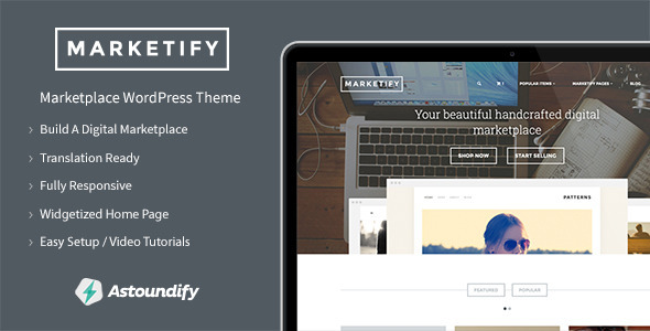 【WordPress Theme 主題布景】Marketify v1.0.2 – ThemeForest Marketplace 